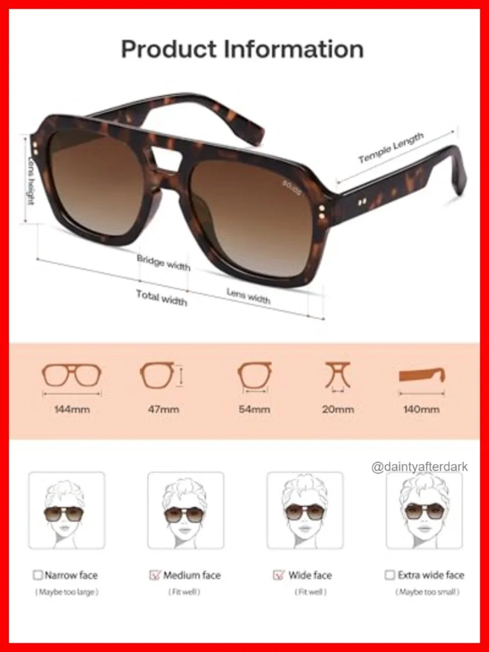 Retro Thick Polarized Aviator Sunglasses, Large Square Pilot Shades